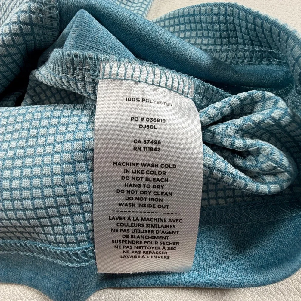 Levelwear Mens Medium Pullover Blue Quarter Zip Golf Performance Ocean Reef Club